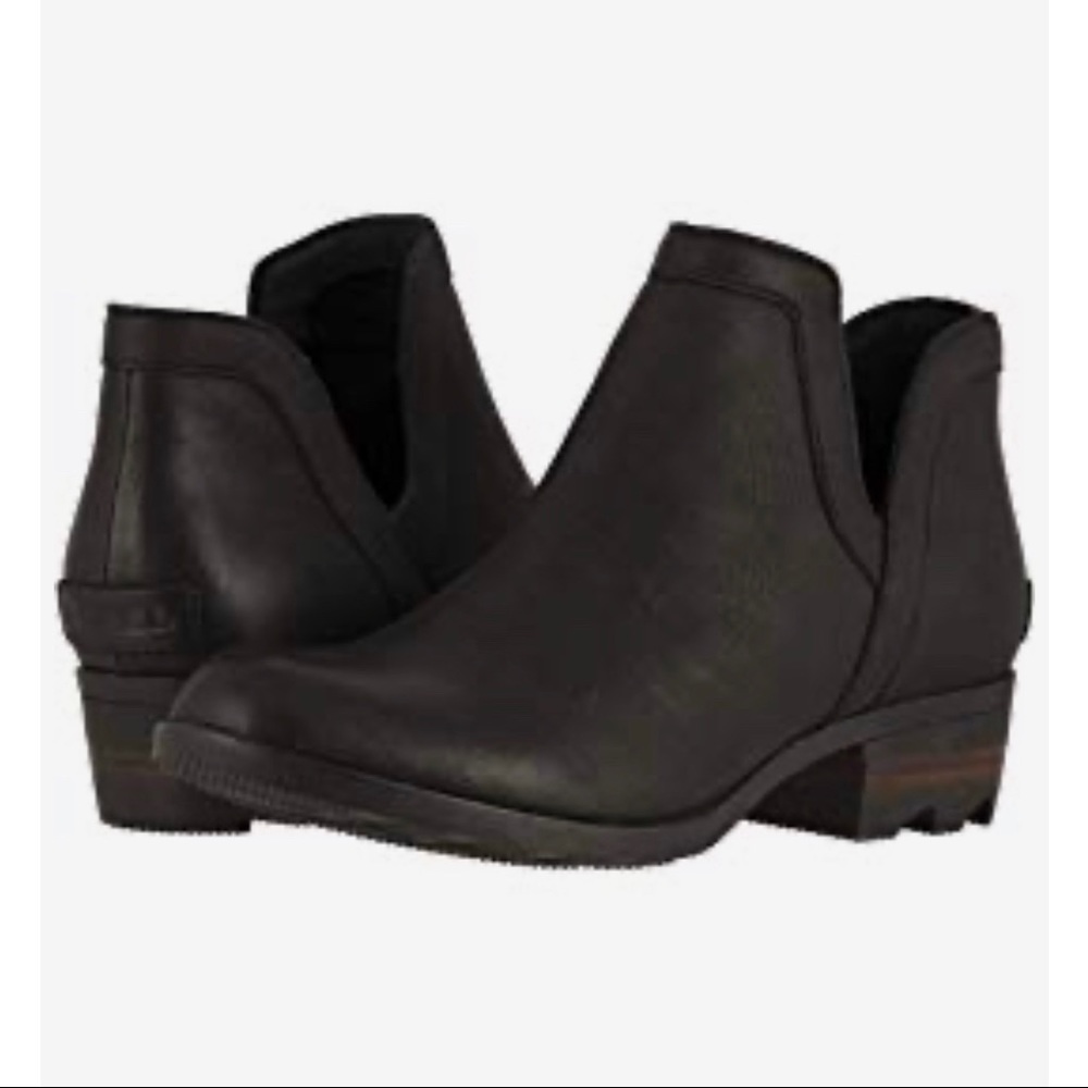 SOREL Lolla Booties Black Sz 6 NEW in box